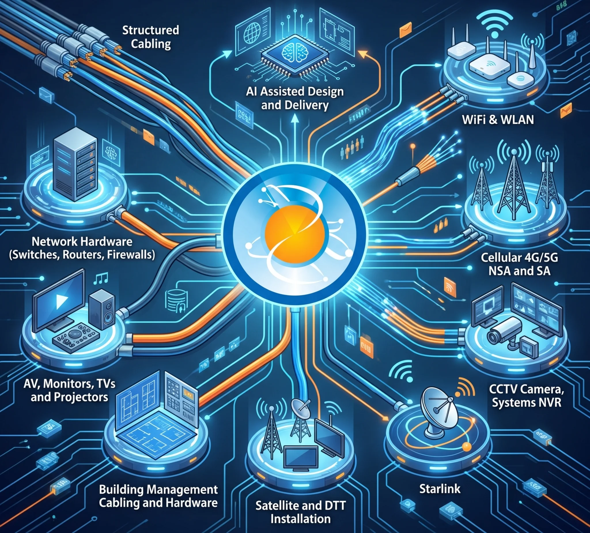 Connex service overview graphic